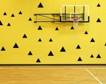 Triangle Pattern Wall Decal Baby Nursery Modern Vinyl Sticker Triangle Pattern Wall Decal Baby Nursery Modern Vinyl Sticker